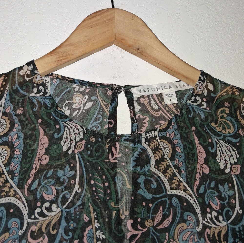VERONICA BEARD Denver Paisley Dress - Picture 5 of 7
